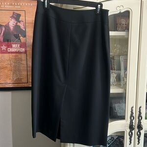 Ann Taylor black wool skirt